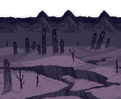 The Astral Snow biome's background.