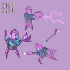Some concepts for the Daedalus Golem Staff and its Daedalus Golem - by Nincity