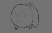A drawing of an earlier Nuclear Toad - by Popo